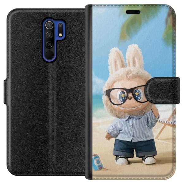 Xiaomi Redmi 9 Tegnebogsetui Labubu Mørke Drømme