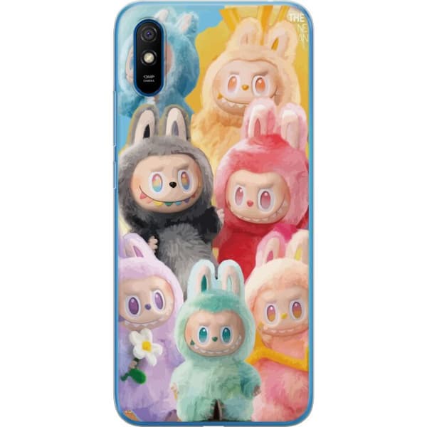 Xiaomi Redmi 9A Läpinäkyvä kuori Labubu Luonnos Tyyli