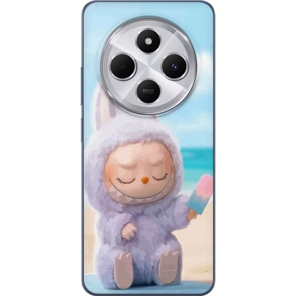 Xiaomi Redmi 14C Gennemsigtig cover Labubu Lyserød Stemning