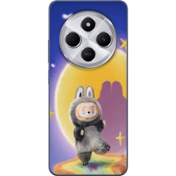 Xiaomi Redmi 14C Gennemsigtig cover Labubu Neon Pop - Neonfarvet pop art monster