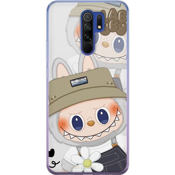Xiaomi Redmi 9 Läpinäkyvä kuori Labubu Minimal Mood - Yksinkertainen ja tyylikäs hirviösuunnittelu