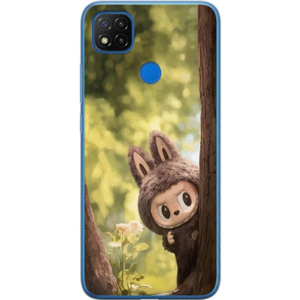 Xiaomi Redmi 9C Gjennomsiktig deksel Labubu Graffiti Vibes – Gatukunst i Monsterform