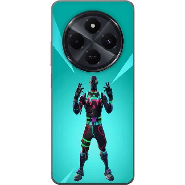 Xiaomi Redmi A4 Gjennomsiktig deksel svart ridder fortnite