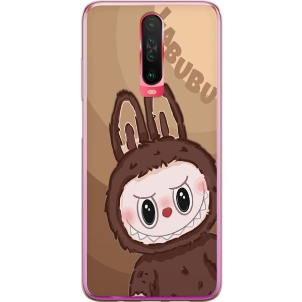 Xiaomi Redmi K30 Genomskinligt Skal Labubu Cloud Cutie – Vit och blå design med gullig stil