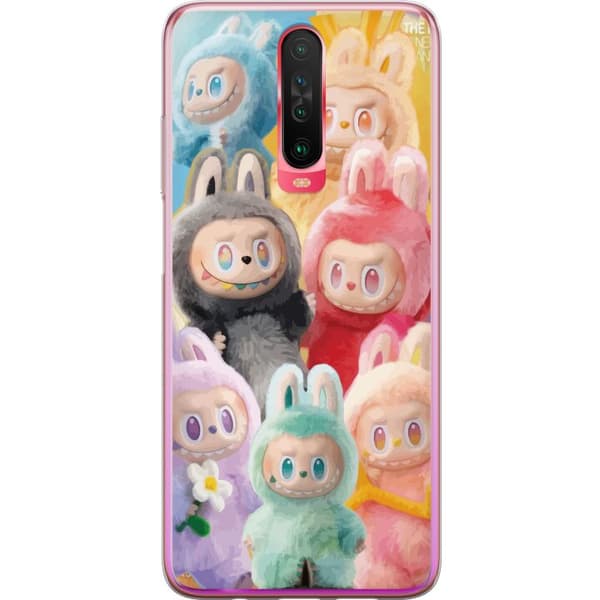 Xiaomi Redmi K30 Gjennomsiktig deksel Labubu Skissestil