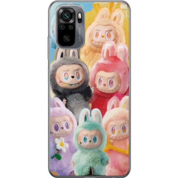 Xiaomi Redmi Note 10 Läpinäkyvä kuori Labubu Luonnos Tyyli