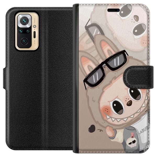 Xiaomi Redmi Note 10 Pro Tegnebogsetui Labubu Rainbow Chaos