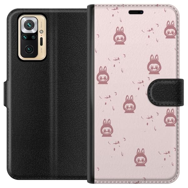 Xiaomi Redmi Note 10 Pro Plånboksfodral Labubu Neon Pop – Neonfärgad pop art monster