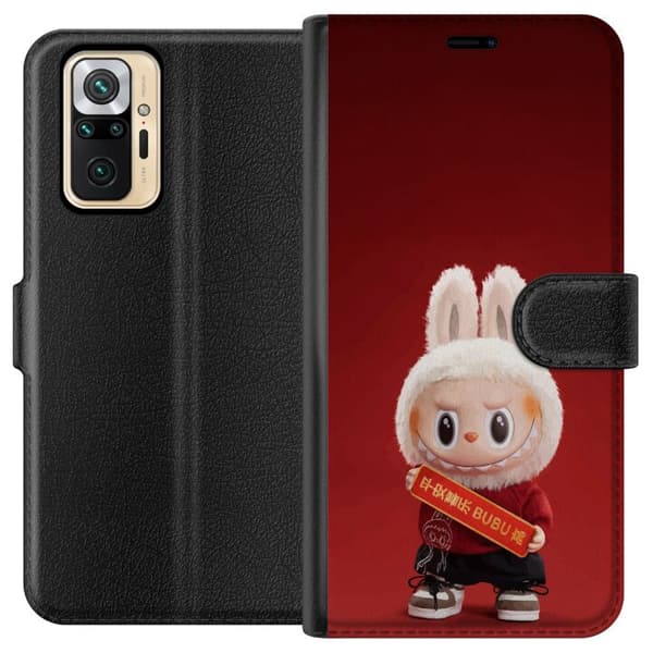 Xiaomi Redmi Note 10 Pro Lommeboketui Pop Mart The Monsters Labubu Lykke til Vinyl Plysj Dukke