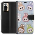 Miniatyrbillede 1 af 3: Xiaomi Redmi Note 10 Pro Tegnebogsetui Labubu Star mønster