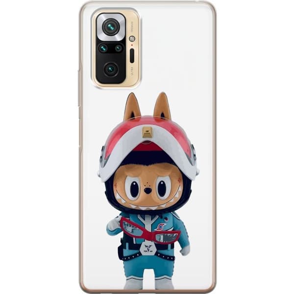 Xiaomi Redmi Note 10 Pro Genomskinligt Skal How2work Labubu The Monsters x Ultraman Blue Figure