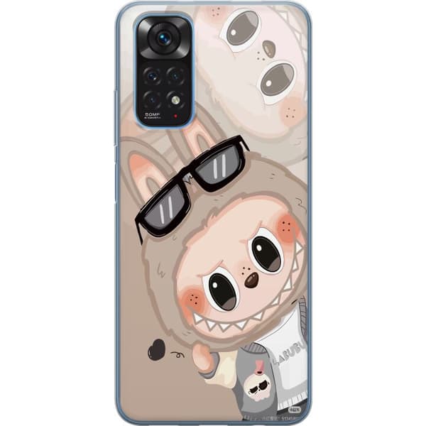 Xiaomi Redmi Note 11 Gennemsigtig cover Labubu Rainbow Chaos