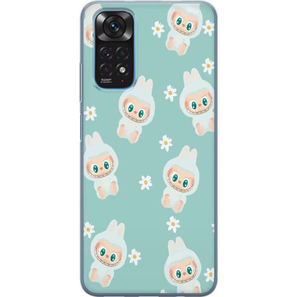 Xiaomi Redmi Note 11 Genomskinligt Skal Labubu Candy Vibes – Söt och färgglad monsterstil