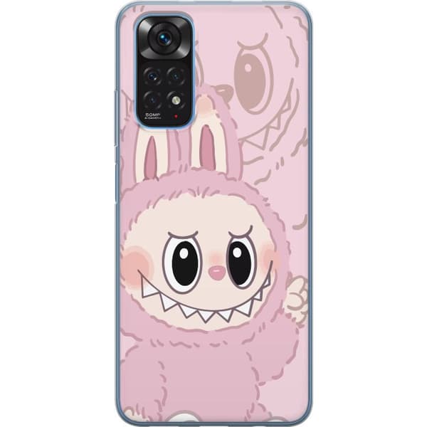 Xiaomi Redmi Note 11 Gennemsigtig cover Labubu Floral Freak