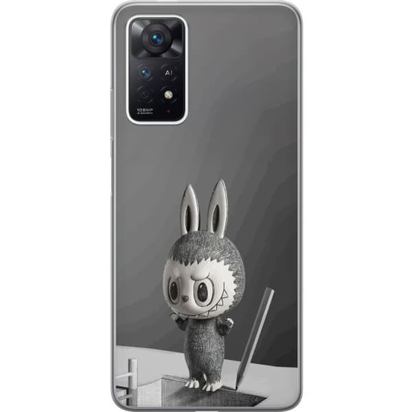 Xiaomi Redmi Note 11 Pro Gjennomsiktig deksel Pop Mart MEGA LABUBU LABUBU Sketch 1000%