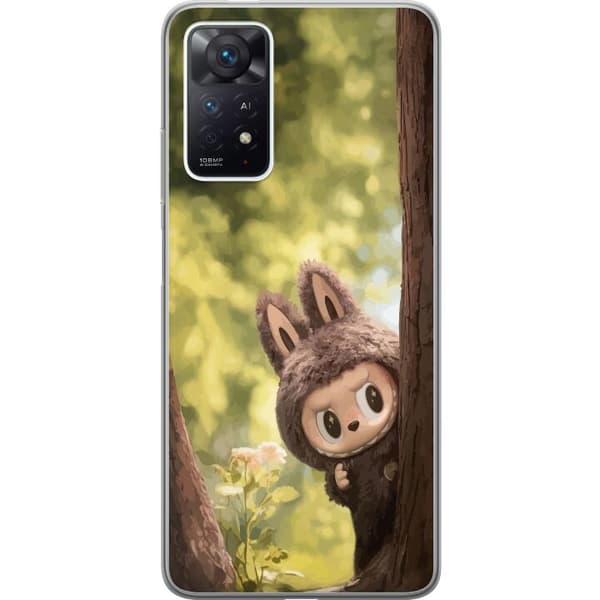 Xiaomi Redmi Note 11 Pro Gjennomsiktig deksel Labubu Graffiti Vibes – Gatukunst i Monsterform