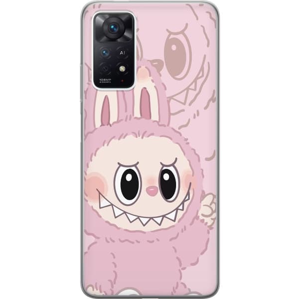 Xiaomi Redmi Note 11 Pro Gjennomsiktig deksel Labubu Floral Freak
