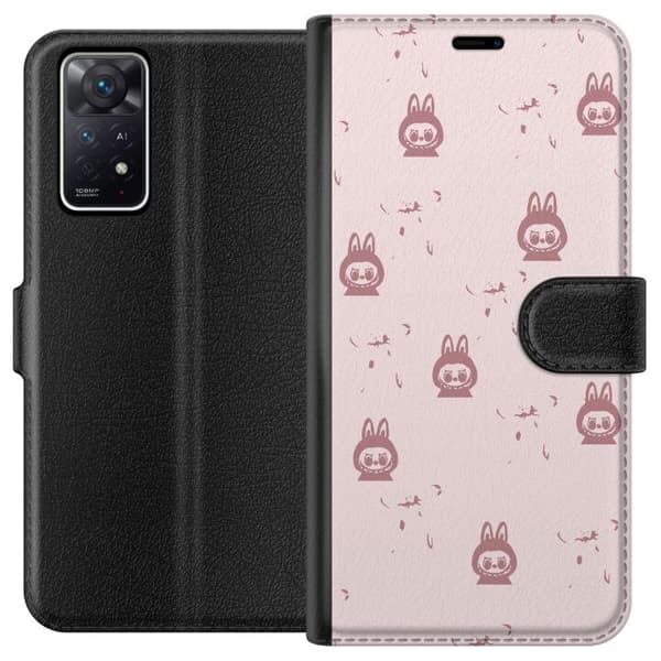 Xiaomi Redmi Note 11 Pro 5G Tegnebogsetui Labubu Neon Pop - Neonfarvet pop art monster