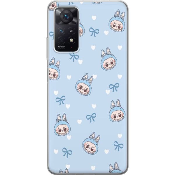 Xiaomi Redmi Note 11 Pro 5G Gjennomsiktig deksel Eldigt monster i rødt og oransje