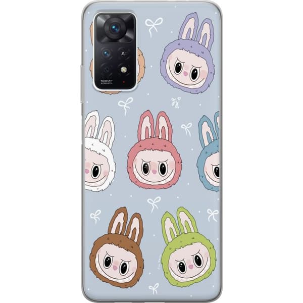 Xiaomi Redmi Note 11 Pro 5G Gennemsigtig cover Labubu Star mønster