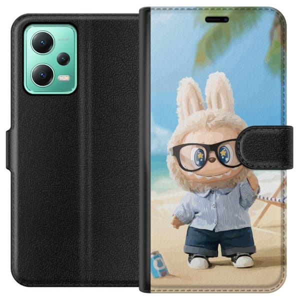 Xiaomi Redmi Note 12 Lompakkokotelo Labubu Tummat Unelmat