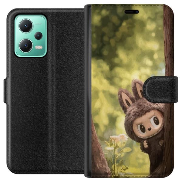 Xiaomi Redmi Note 12 Tegnebogsetui Labubu Graffiti Vibes – Gadekunst i monsterform