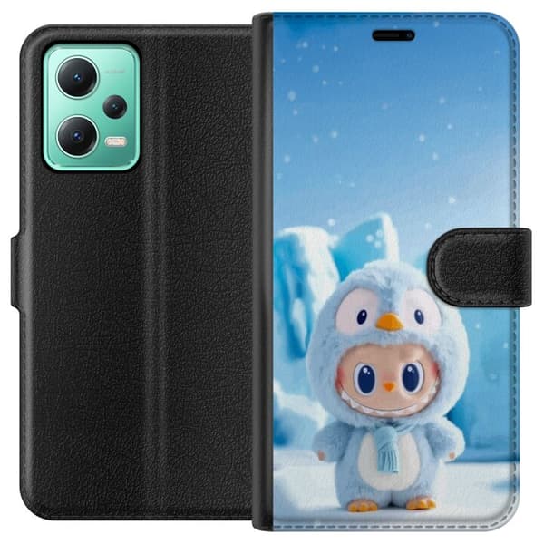 Xiaomi Redmi Note 12 Tegnebogsetui sort ridder fortnite
