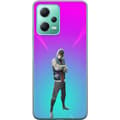 Miniatyrbillede 1 af 3: Xiaomi Redmi Note 12 Gennemsigtig cover sort ridder fortnite