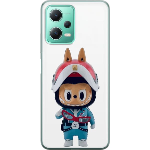 Xiaomi Redmi Note 12 Gjennomsiktig deksel How2work Labubu Monstrene x Ultraman Blue Figur