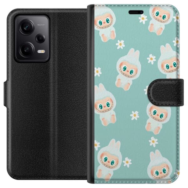 Xiaomi Redmi Note 12 Pro Plånboksfodral Labubu Candy Vibes – Söt och färgglad monsterstil