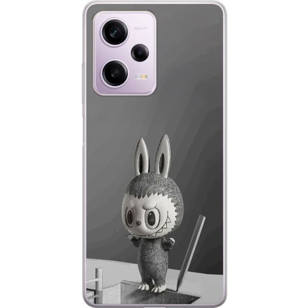 Xiaomi Redmi Note 12 Pro Genomskinligt Skal Pop Mart MEGA LABUBU LABUBU Sketch 1000%