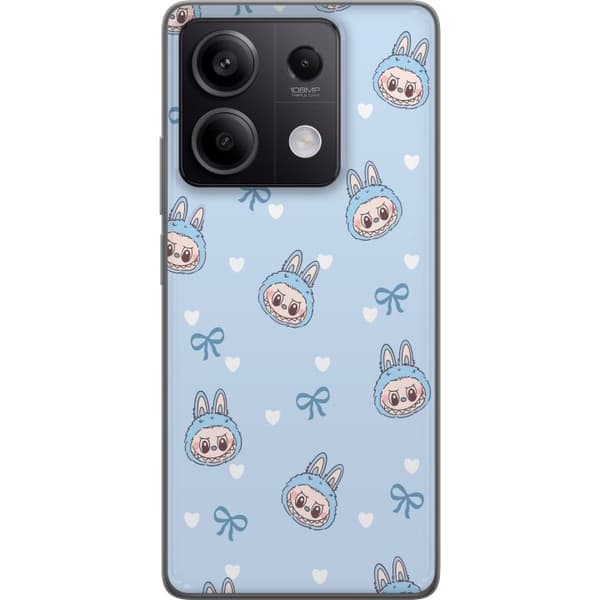 Xiaomi Redmi Note 13 Gennemsigtig cover Labubu Ildånd