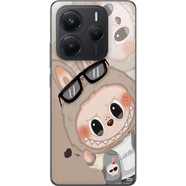 Xiaomi Redmi Note 14 Gennemsigtig cover Labubu Rainbow Chaos