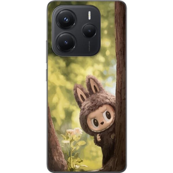 Xiaomi Redmi Note 14 Genomskinligt Skal Labubu Graffiti Vibes – Gatukonst i monsterform