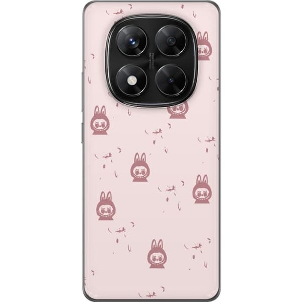Xiaomi Redmi Note 14 Pro Gennemsigtig cover Labubu Neon Pop - Neonfarvet pop art monster