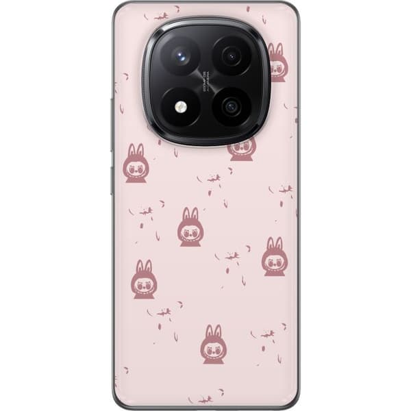 Xiaomi Redmi Note 14 Pro+ Genomskinligt Skal Labubu Neon Pop – Neonfärgad pop art monster
