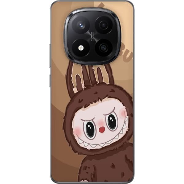 Xiaomi Redmi Note 14 Pro+ Gennemsigtig cover Labubu Skyde Sød - Hvid og Blå Design med Sød Stil