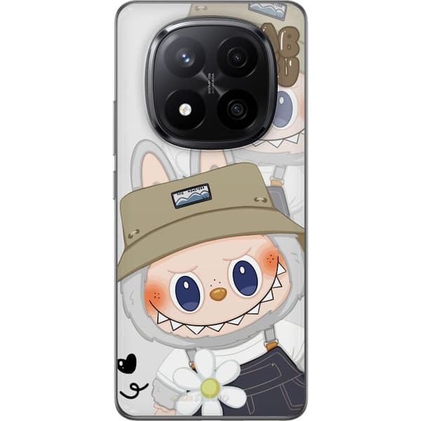 Xiaomi Redmi Note 14 Pro+ Gennemsigtig cover Labubu Minimal Mood - Enkel og stilren monsterdesign