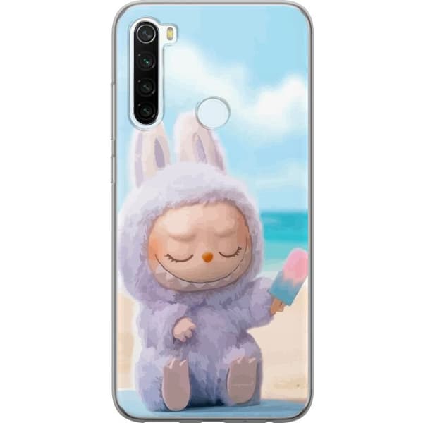 Xiaomi Redmi Note 8 Gjennomsiktig deksel Labubu Pink Stemning