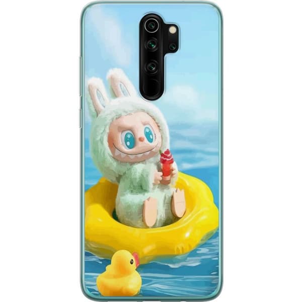 Xiaomi Redmi Note 8 Pro Läpinäkyvä kuori Labubu Stripe Attack - Raidat kohtaavat hirviöt