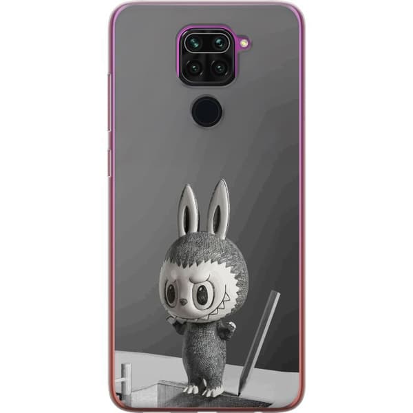 Xiaomi Redmi Note 9 Läpinäkyvä kuori Pop Mart MEGA LABUBU LABUBU Sketch 1000%