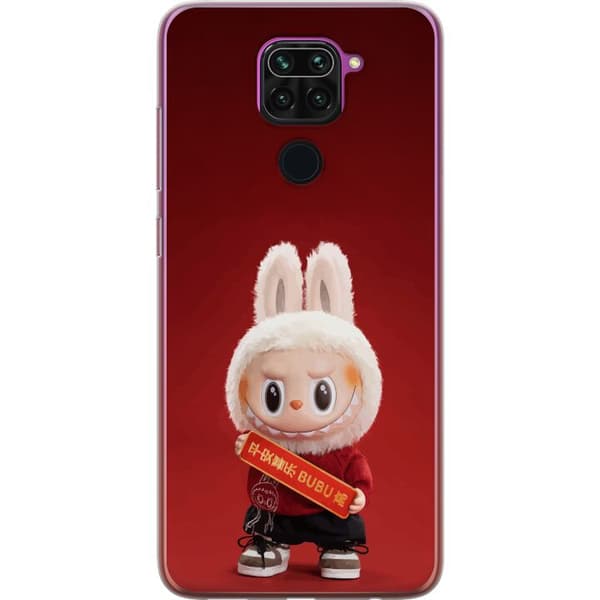 Xiaomi Redmi Note 9 Läpinäkyvä kuori Pop Mart The Monsters Labubu Onnea Vinyl Nukke