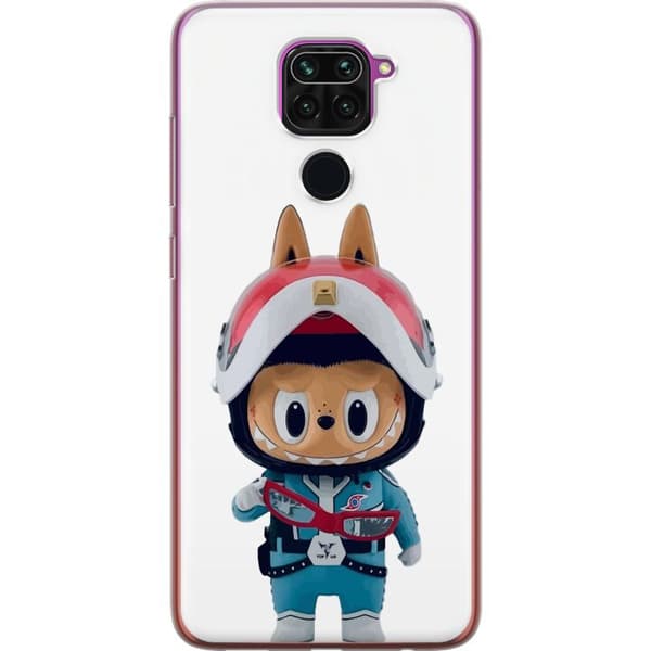 Xiaomi Redmi Note 9 Läpinäkyvä kuori How2work Labubu hirviöt x Ultraman Blue -hahmo