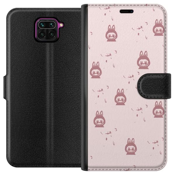 Xiaomi Redmi Note 9 Plånboksfodral Labubu Neon Pop – Neonfärgad pop art monster