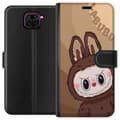 Pikkukuva 1 / 3: Xiaomi Redmi Note 9 Lompakkokotelo Labubu Pilvipieni - Valkoinen ja Sininen Suunnittelu Söpöllä Tyylillä