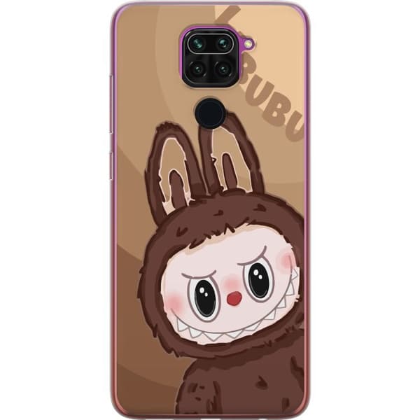 Xiaomi Redmi Note 9 Läpinäkyvä kuori Labubu Pilvipieni - Valkoinen ja Sininen Suunnittelu Söpöllä Tyylillä