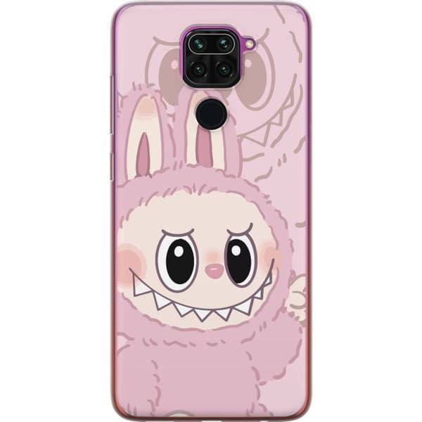 Xiaomi Redmi Note 9 Gennemsigtig cover Labubu Floral Freak