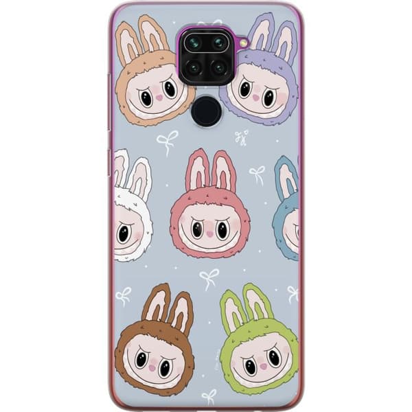 Xiaomi Redmi Note 9 Gennemsigtig cover Labubu Star mønster