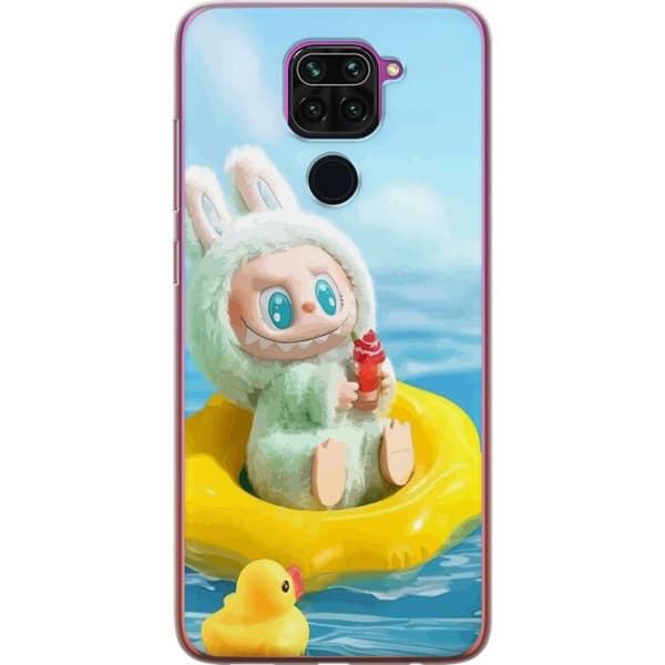 Xiaomi Redmi Note 9 Läpinäkyvä kuori Labubu Stripe Attack - Raidat kohtaavat hirviöt