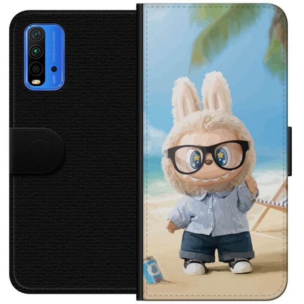 Xiaomi Redmi Note 9 4G Tegnebogsetui Labubu Mørke Drømme